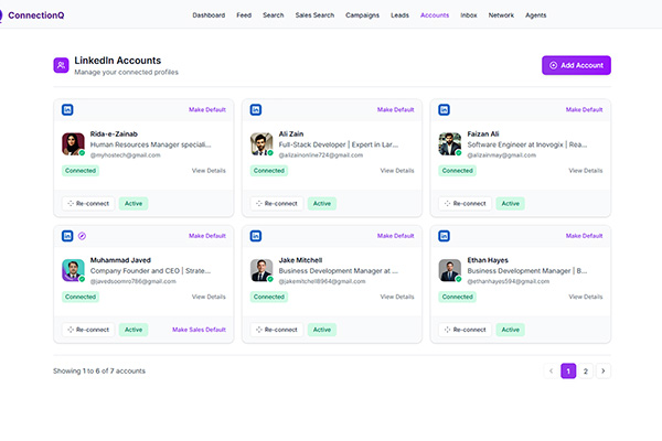 Multi-Account Management Dashboard